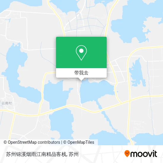 苏州锦溪烟雨江南精品客栈地图