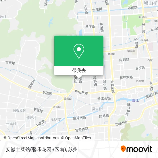 安徽土菜馆(馨乐花园B区南)地图