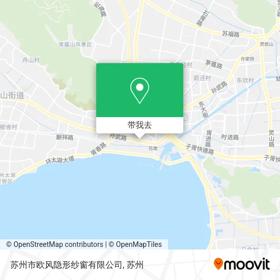 苏州市欧风隐形纱窗有限公司地图