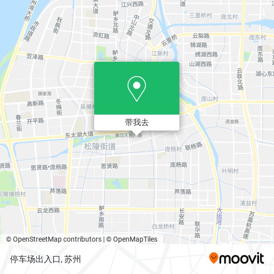 停车场出入口地图