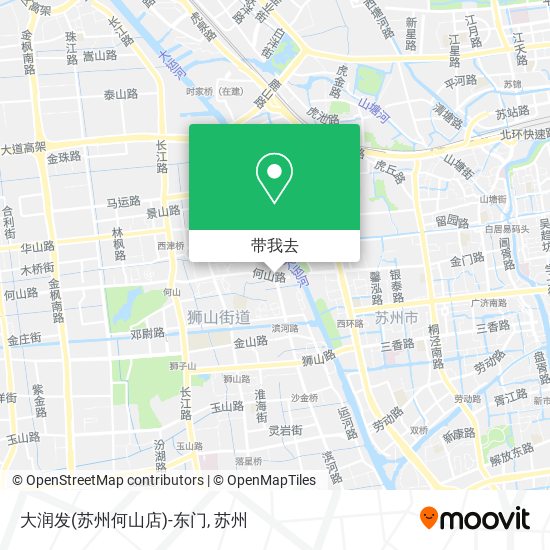 大润发(苏州何山店)-东门地图