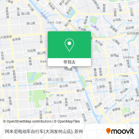 阿米尼电动车自行车(大润发何山店)地图