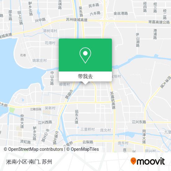 淞南小区-南门地图