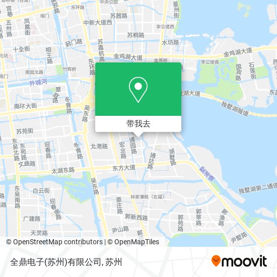 全鼎电子(苏州)有限公司地图