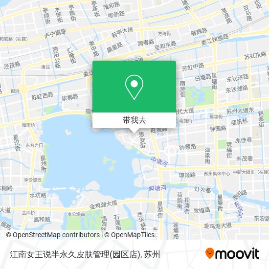 江南女王说半永久皮肤管理(园区店)地图