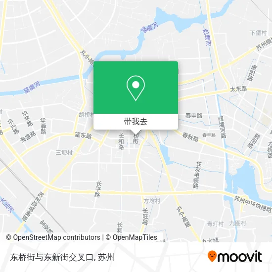 东桥街与东新街交叉口地图