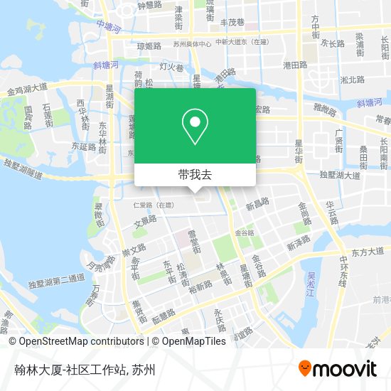 翰林大厦-社区工作站地图