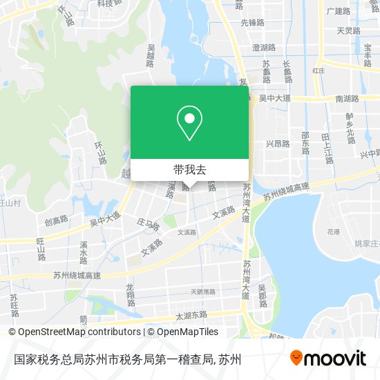国家税务总局苏州市税务局第一稽查局地图