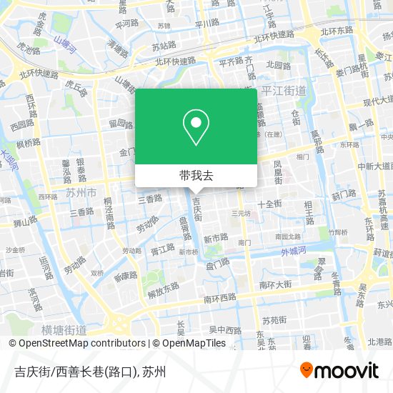 吉庆街/西善长巷(路口)地图