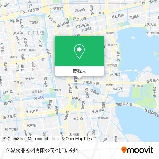亿滋食品苏州有限公司-北门地图