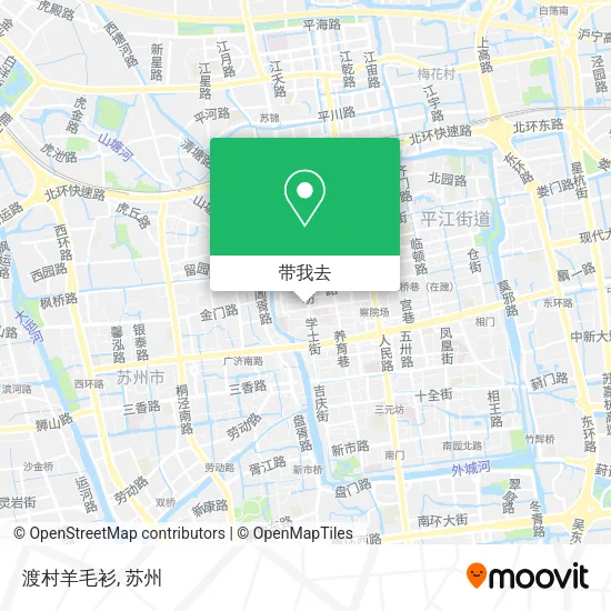 渡村羊毛衫地图