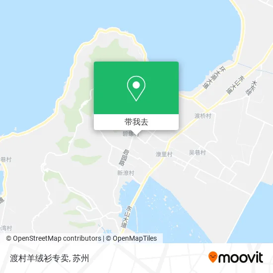 渡村羊绒衫专卖地图