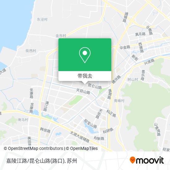 嘉陵江路/昆仑山路(路口)地图