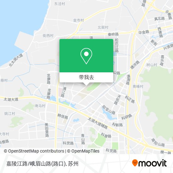 嘉陵江路/峨眉山路(路口)地图