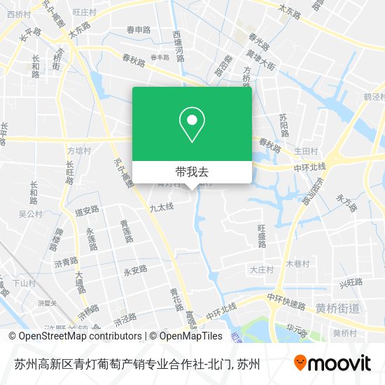 苏州高新区青灯葡萄产销专业合作社-北门地图