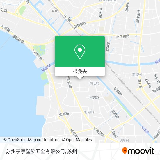 苏州亭宇塑胶五金有限公司地图