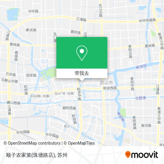 顺子农家菜(珠塘路店)地图