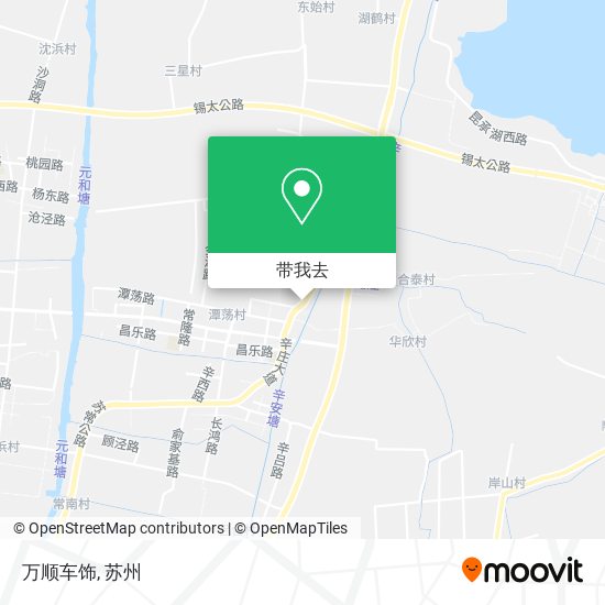 万顺车饰地图