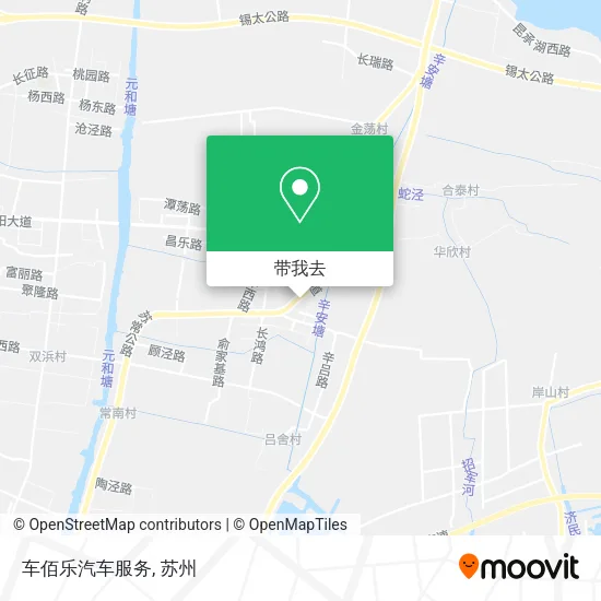 车佰乐汽车服务地图