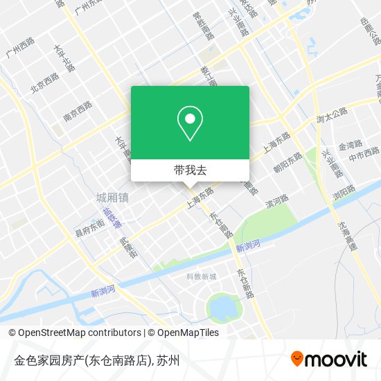 金色家园房产(东仓南路店)地图