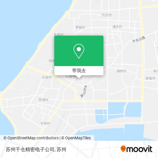 苏州千仓精密电子公司地图