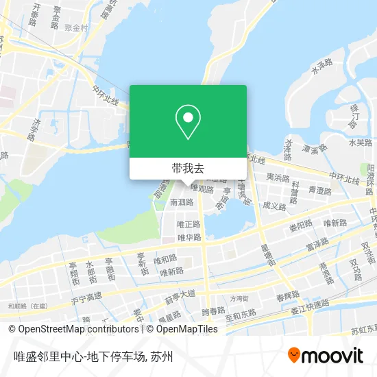 唯盛邻里中心-地下停车场地图