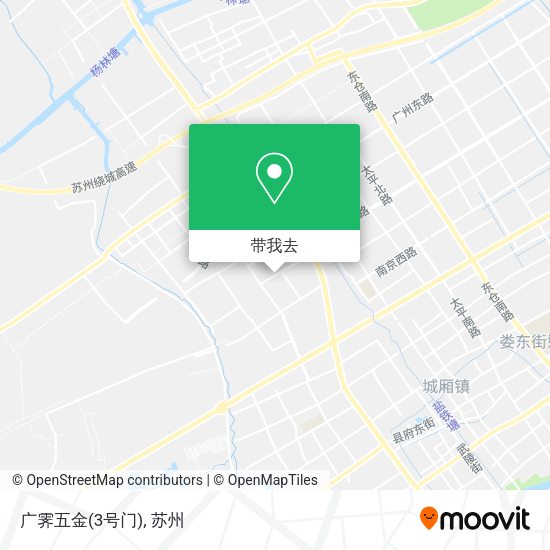 广霁五金(3号门)地图