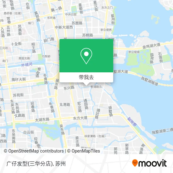 广仔发型(三华分店)地图