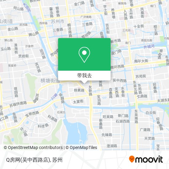 Q房网(吴中西路店)地图