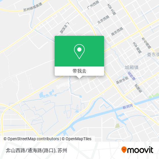 弇山西路/通海路(路口)地图