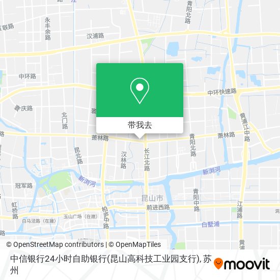 中信银行24小时自助银行(昆山高科技工业园支行)地图