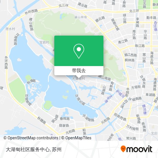 大湖甸社区服务中心地图
