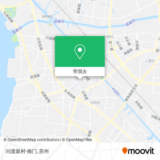 问渡新村-南门地图