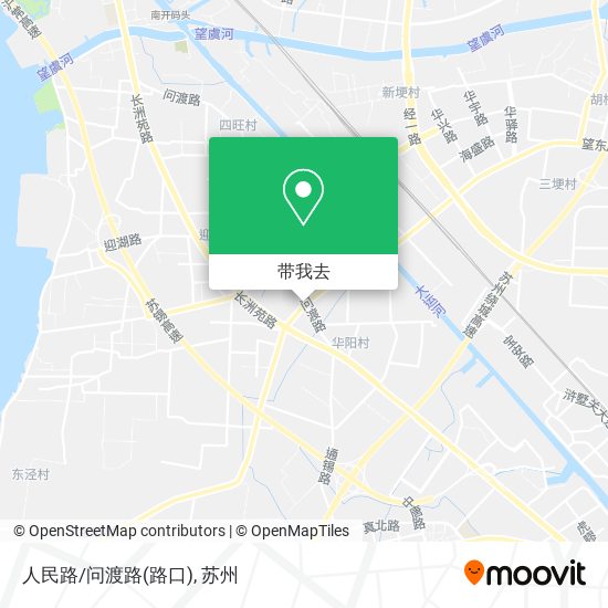 人民路/问渡路(路口)地图