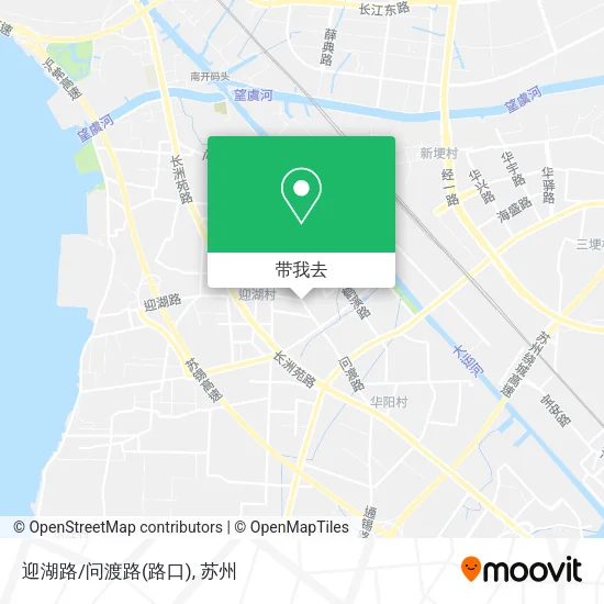 迎湖路/问渡路(路口)地图