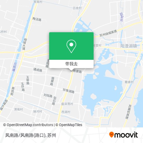 凤南路/风南路(路口)地图