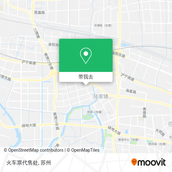 火车票代售处地图