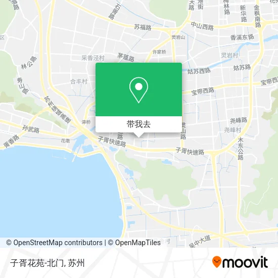 子胥花苑-北门地图