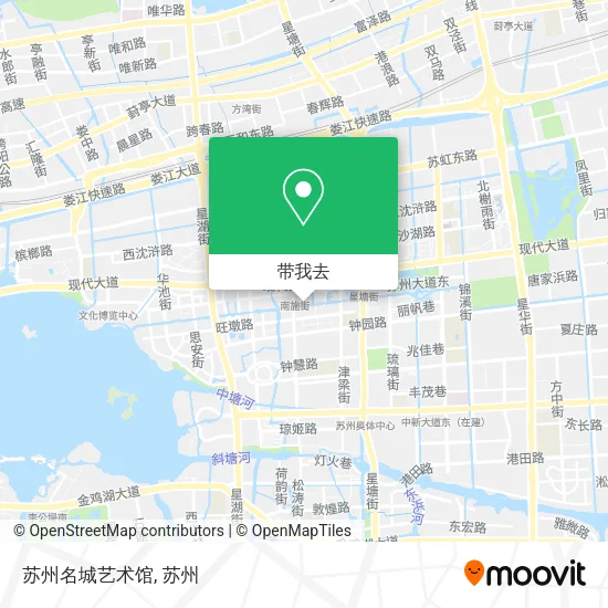 苏州名城艺术馆地图