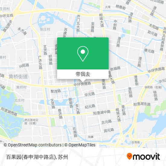 百果园(春申湖中路店)地图