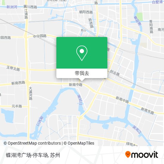 蝶湖湾广场-停车场地图