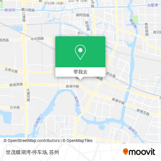 世茂蝶湖湾-停车场地图