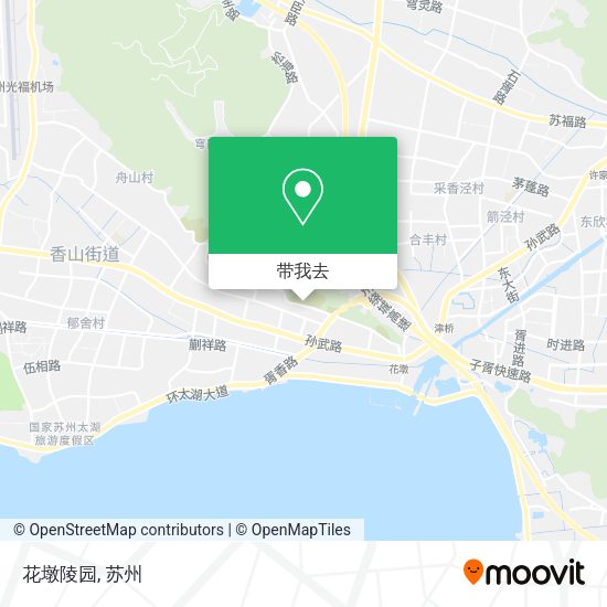 花墩陵园地图