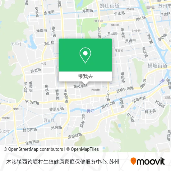 木渎镇西跨塘村生殖健康家庭保健服务中心地图