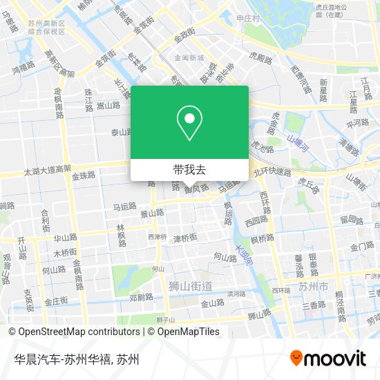 华晨汽车-苏州华禧地图