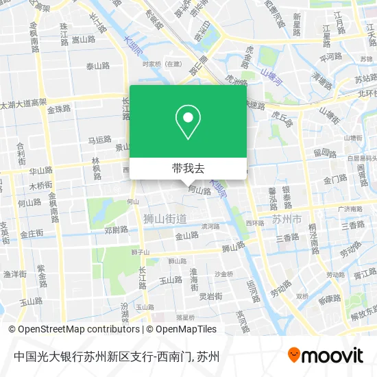 中国光大银行苏州新区支行-西南门地图
