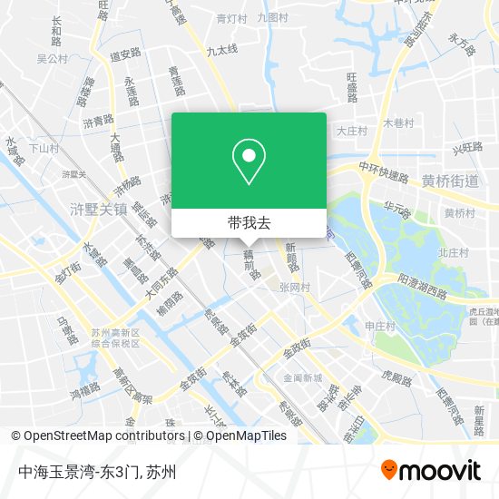 中海玉景湾-东3门地图