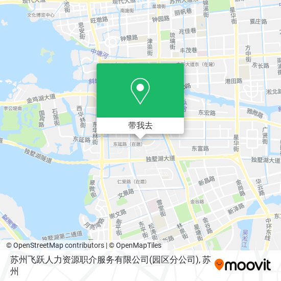 苏州飞跃人力资源职介服务有限公司(园区分公司)地图