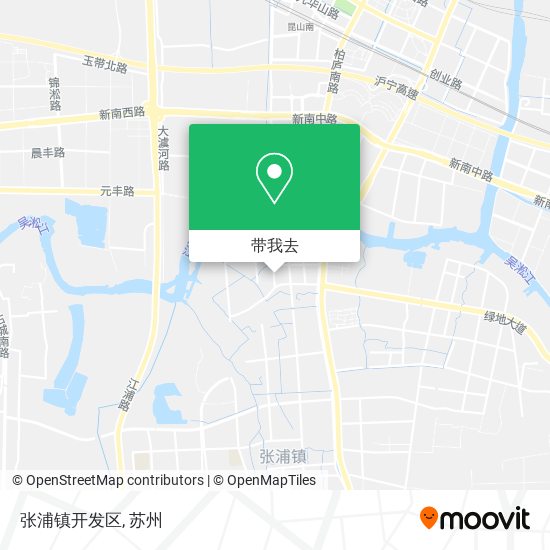 张浦镇开发区地图