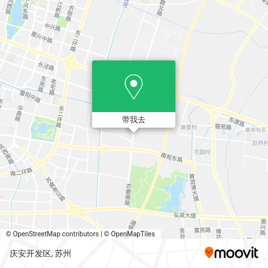 庆安开发区地图